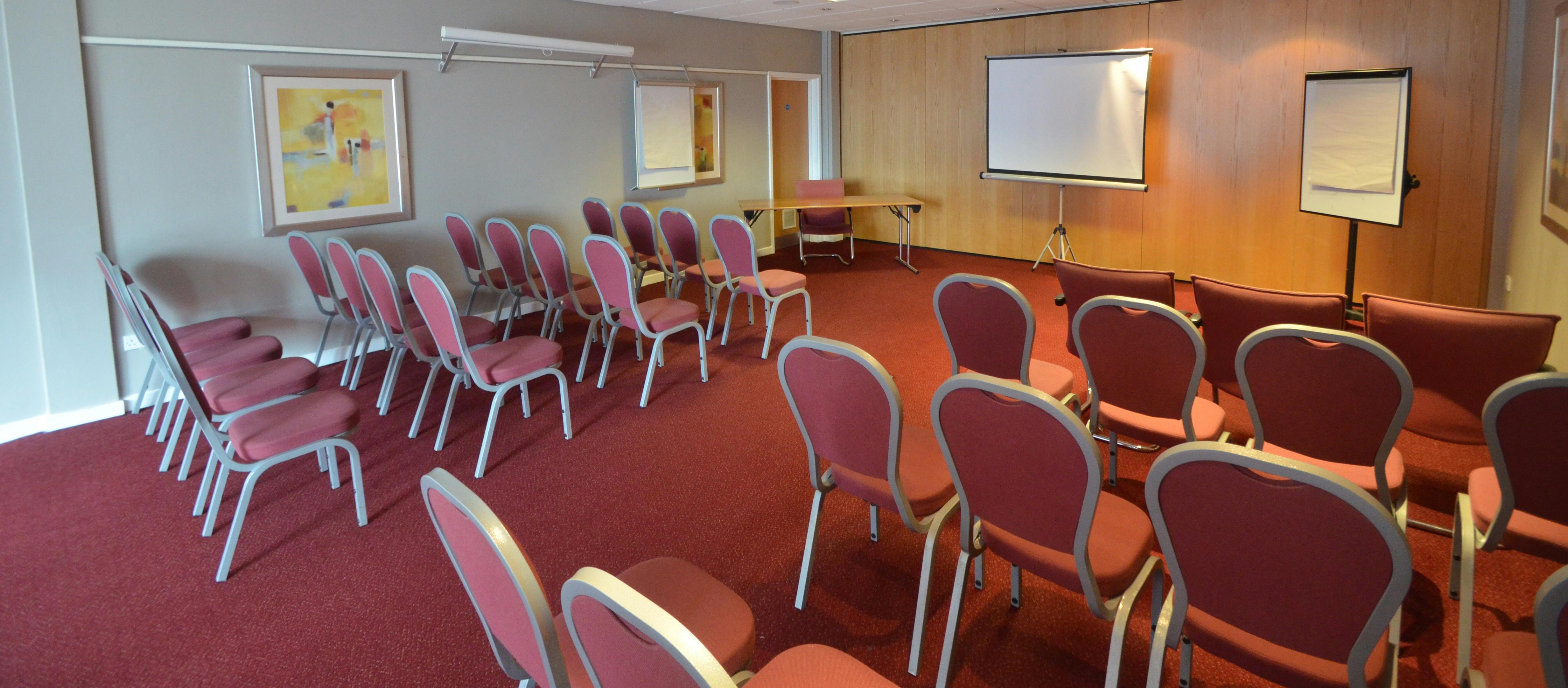 Victoria Suite meeting room at Holiday Inn Express, ideal for workshops and presentations.